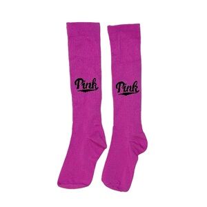 PINK Victoria's Secret Purple Knee High Socks